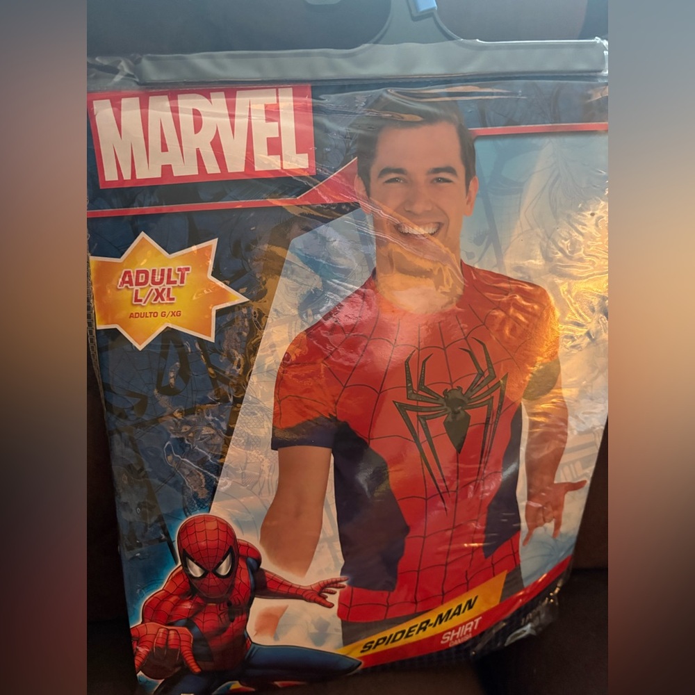 Marvel Spider-Themed Red and Black Adult  Costume/everyday wear - Picture 2 of 5